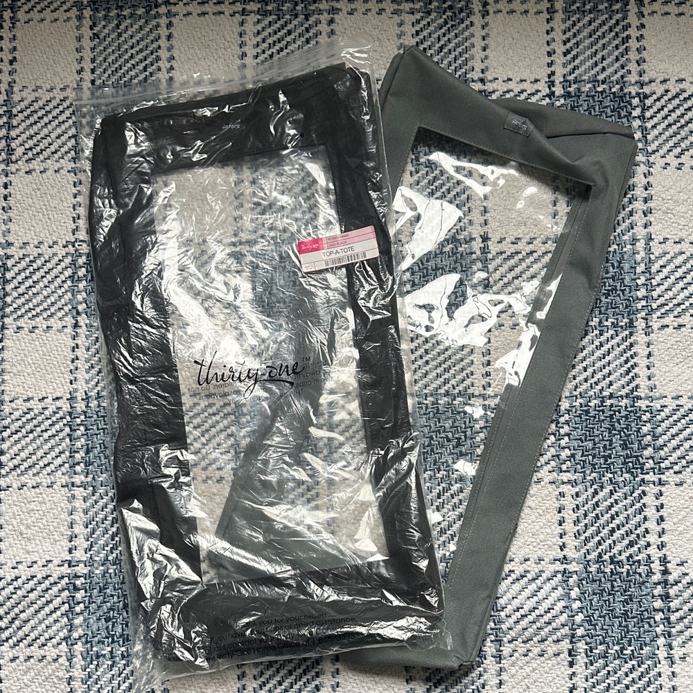 Thirty-One Black and Gray Top A Tote